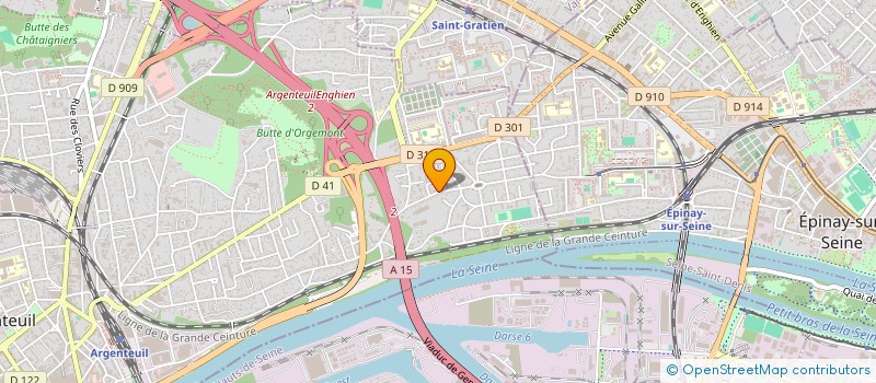 localisation de l'entreprise CCF  ARGENTEUIL