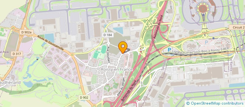 localisation de l'entreprise CCF  ROISSY-EN-FRANCE