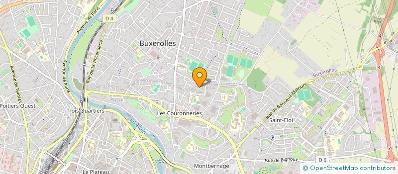 localisation de l'entreprise CCF  POITIERS