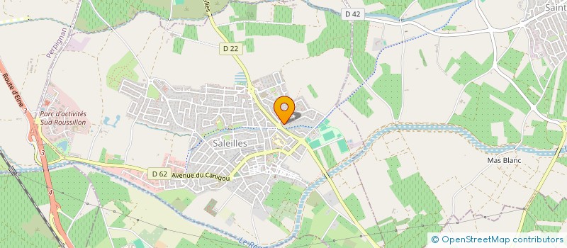 localisation de l'entreprise CCF CONSTRUCTION à SALEILLES