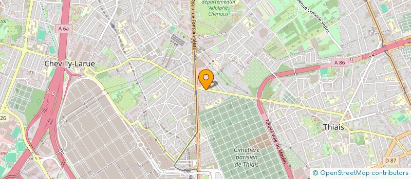 localisation de l'entreprise CCF PROPREMENT  THIAIS