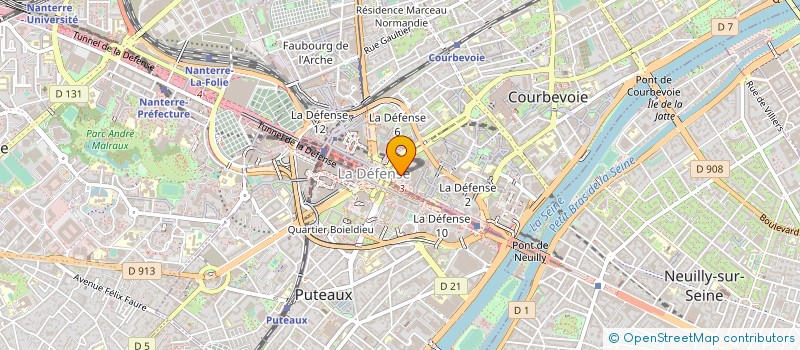 localisation de l'entreprise CCF SFH  PARIS