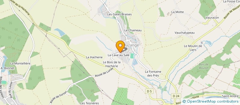 localisation de l'entreprise CCFE  MAZANGE