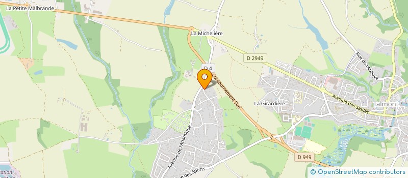 localisation de l'entreprise CCFK  TALMONT-SAINT-HILAIRE