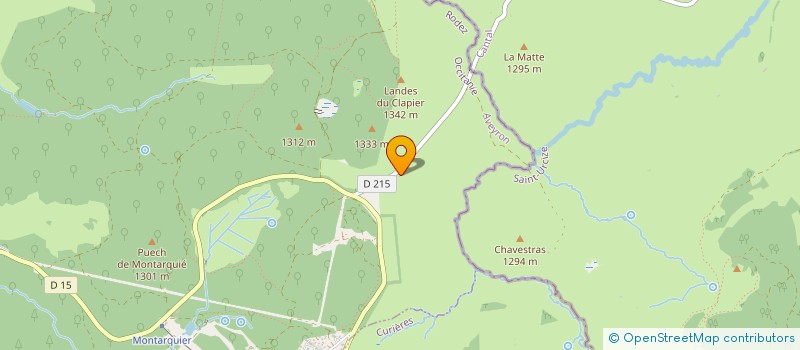 localisation de l'entreprise CCFM  ARGENCES EN AUBRAC