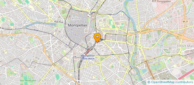 localisation de l'entreprise CCFM COMPT COMMERC FINANC MIDI à MONTPELLIER