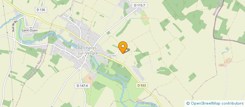 localisation de l'entreprise CCFOR à BERCHERES-SUR-VESGRE