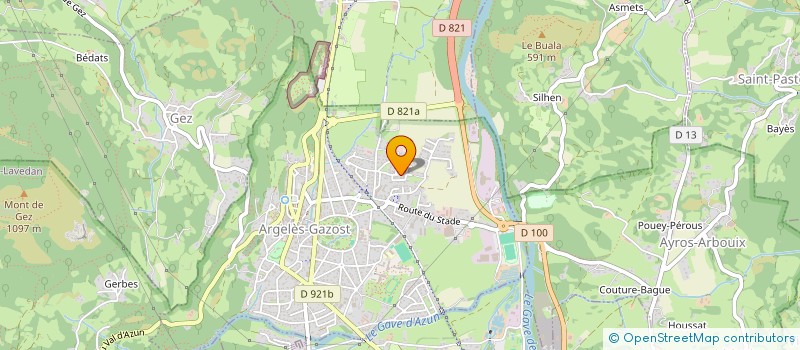 localisation de l'entreprise CCFP  ARGELES-GAZOST