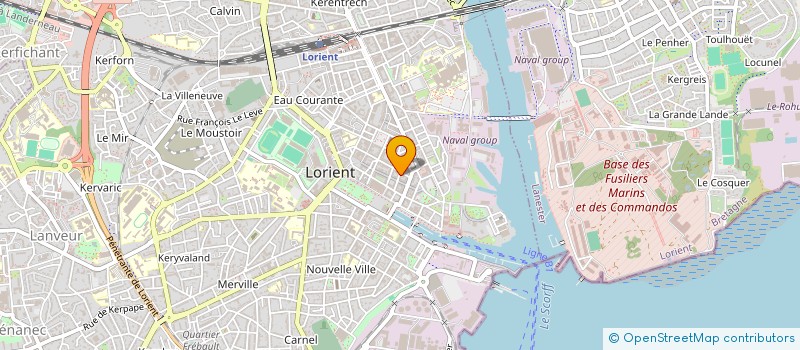 localisation de l'entreprise CCG 56 à LORIENT