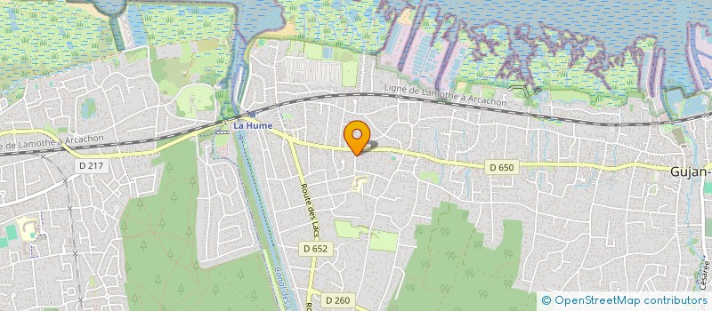 localisation de l'entreprise CCG à GUJAN-MESTRAS