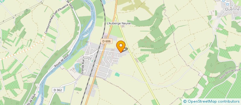 localisation de l'entreprise CCG  AUGY