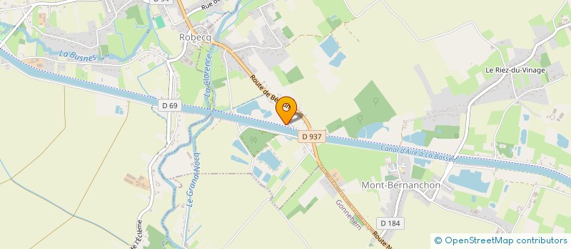 localisation de l'entreprise CCG  MONT-BERNANCHON