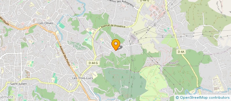 localisation de l'entreprise CCG  ALLAUCH