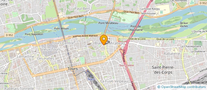 localisation de l'entreprise CCG CREATION à TOURS