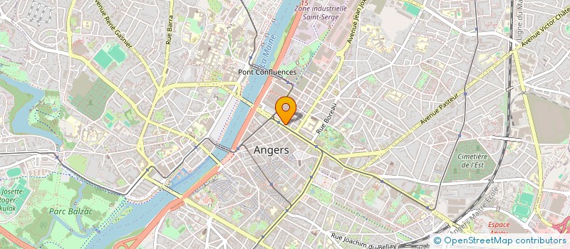 localisation de l'entreprise CCG HOLDING à ANGERS