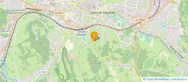 localisation de l'entreprise CCG IMMO  LONS-LE-SAUNIER