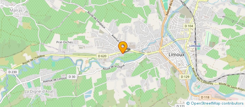 localisation de l'entreprise CCGL  PIEUSSE