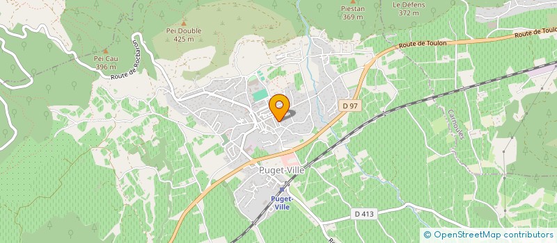 localisation de l'entreprise CCGL IMMO  PUGET-VILLE