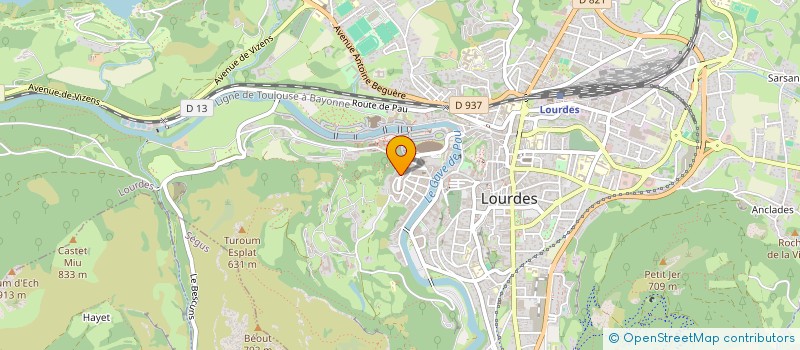 localisation de l'entreprise CCGNA à LOURDES