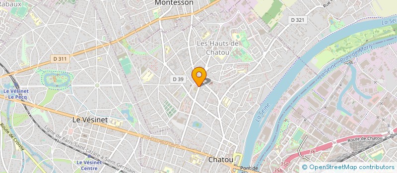 localisation de l'entreprise CCGST à CHATOU