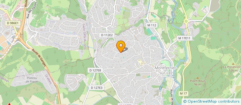 localisation de l'entreprise CCGU 34  MONTFERRIER-SUR-LEZ