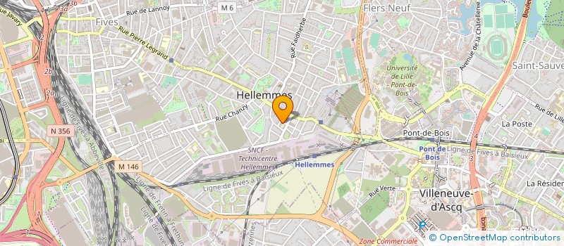 localisation de l'entreprise CCH à LILLE