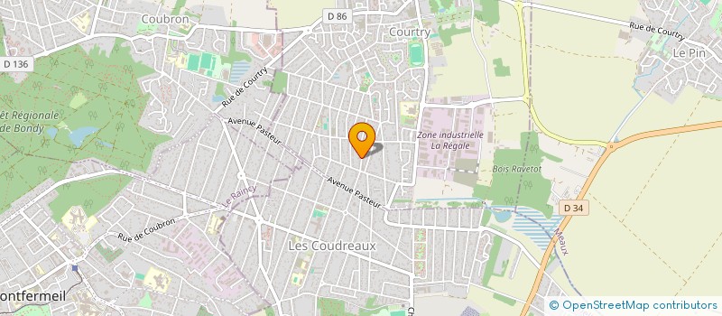 localisation de l'entreprise CCH à COURTRY