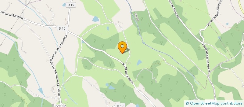 localisation de l'entreprise CCH CONSEIL RH  PEYROLE