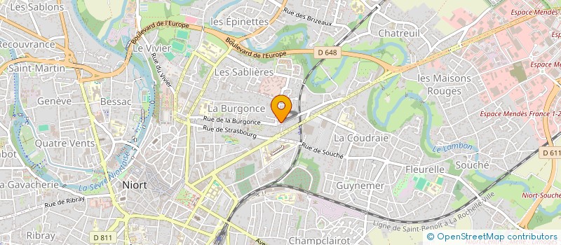 localisation de l'entreprise CCH EXPERTISE à NIORT