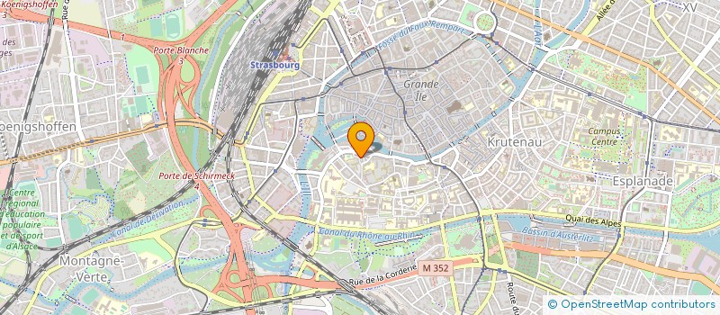 localisation de l'entreprise CCH EXPRESS à STRASBOURG