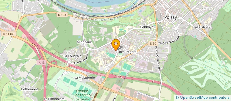 localisation de l'entreprise CCH PRO à POISSY