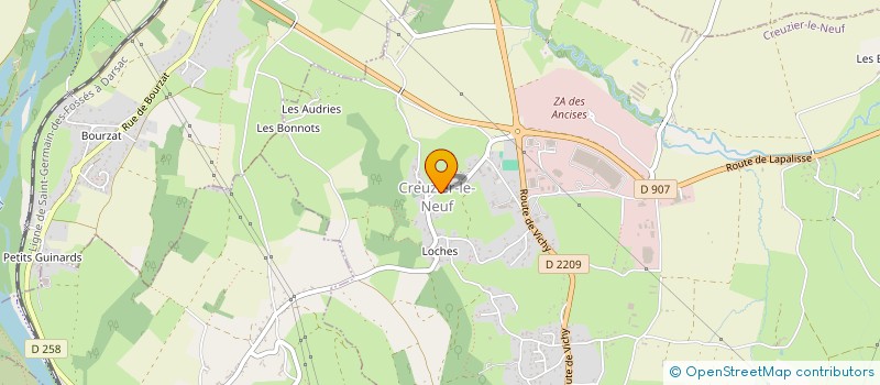 localisation de l'entreprise CCH RENOVATION à SAINT-ETIENNE-DE-VICQ