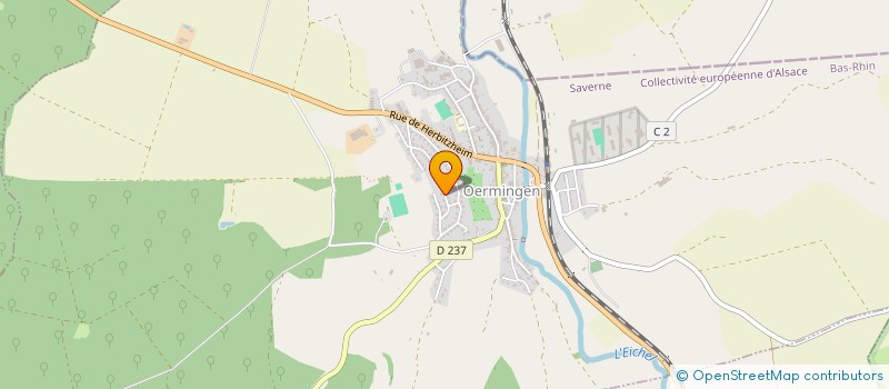 localisation de l'entreprise CCH TOITURE  OERMINGEN