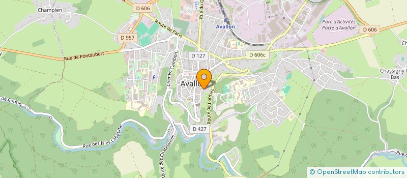 localisation de l'entreprise CCH2 à AVALLON