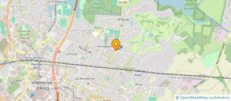 localisation de l'entreprise CCHLV PASTEUR à VILLENEUVE-D'ASCQ