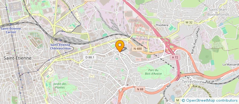 localisation de l'entreprise CCHP  SAINT-ETIENNE