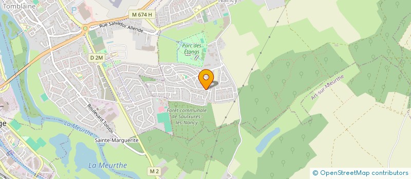 localisation de l'entreprise CCI  SAULXURES-LES-NANCY