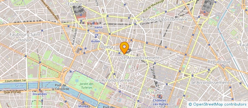 localisation de l'entreprise CCI COMPAGNIE COMMERCIALE ET IMMOBILIERE à PARIS