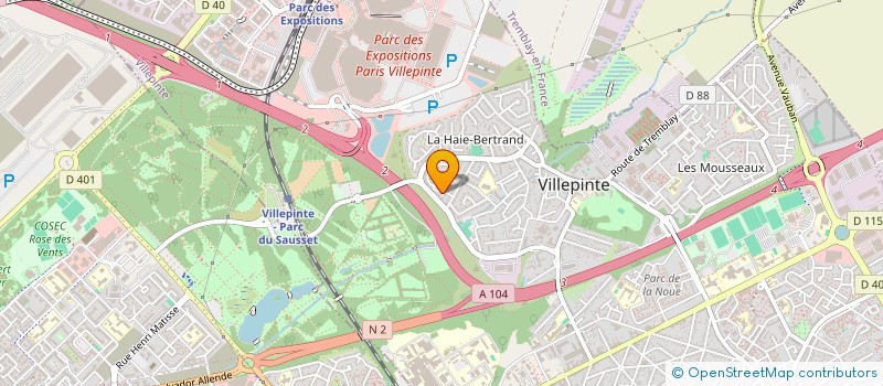 localisation de l'entreprise CCI ENERGY à VILLEPINTE