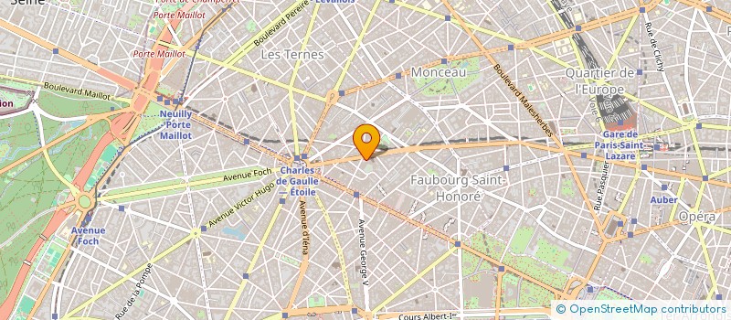 localisation de l'entreprise CCI FINANCE  PARIS