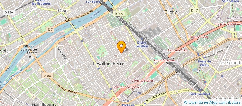 localisation de l'entreprise CCI FRANCE à LEVALLOIS-PERRET