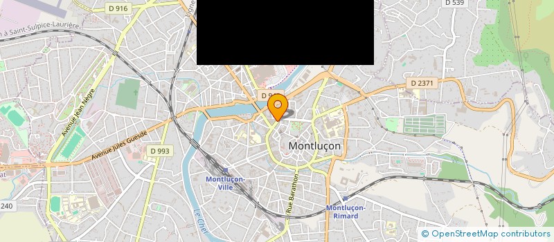 localisation de l'entreprise CCI LOGEMENTS à MONTLUCON