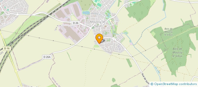 localisation de l'entreprise CCI VRD  MOUSSY-LE-NEUF