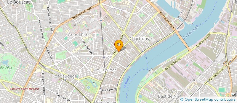 localisation de l'entreprise CCIA SARL (CAB CONSULTING INTERNAL AQ)  BORDEAUX