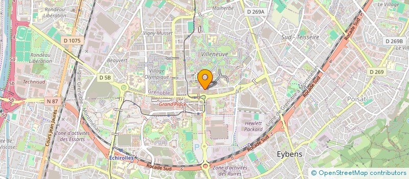 localisation de l'entreprise CCIAG RE à GRENOBLE