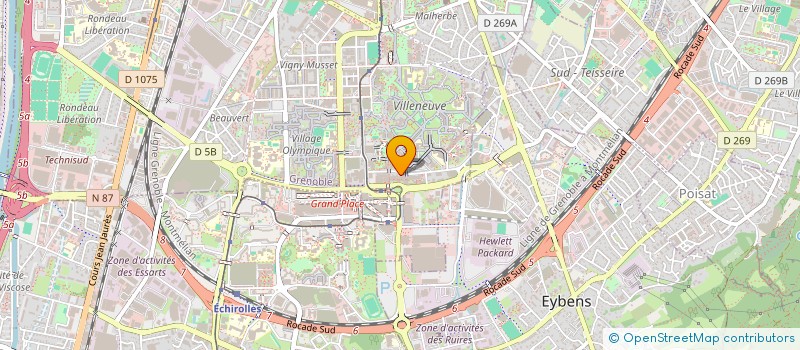 localisation de l'entreprise CCIAG VALENE  GRENOBLE