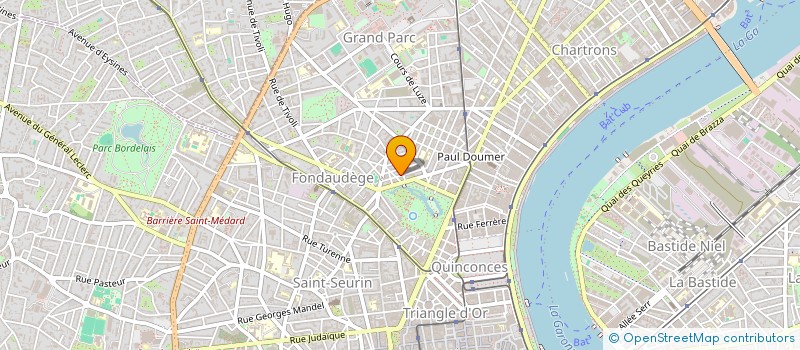 localisation de l'entreprise CCIP à BORDEAUX