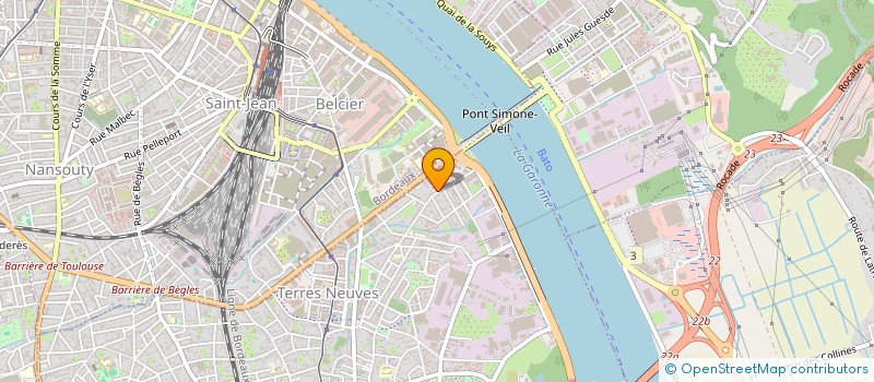 localisation de l'entreprise CCIT à BEGLES