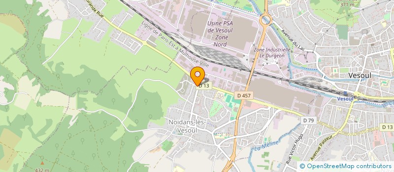 localisation de l'entreprise CCJM  NOIDANS-LES-VESOUL