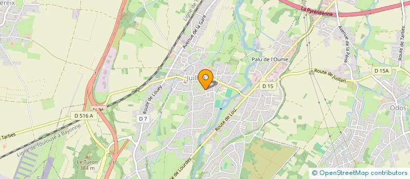 localisation de l'entreprise CCJT  JUILLAN